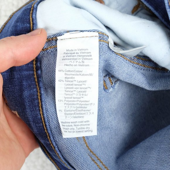 Madewell Jeans Womens 37 Blue High Rise Skinny Medium Wash Button Fly Stretchy - Picture 12 of 13